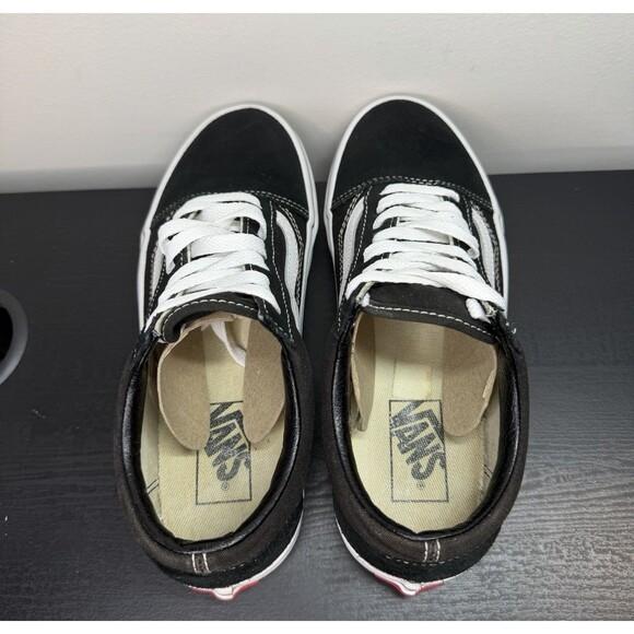 Vans Shoes Mens 6 Womens 7.5 Off The Wall Old Skool Skate Sneakers Black 500714 - Picture 8 of 13